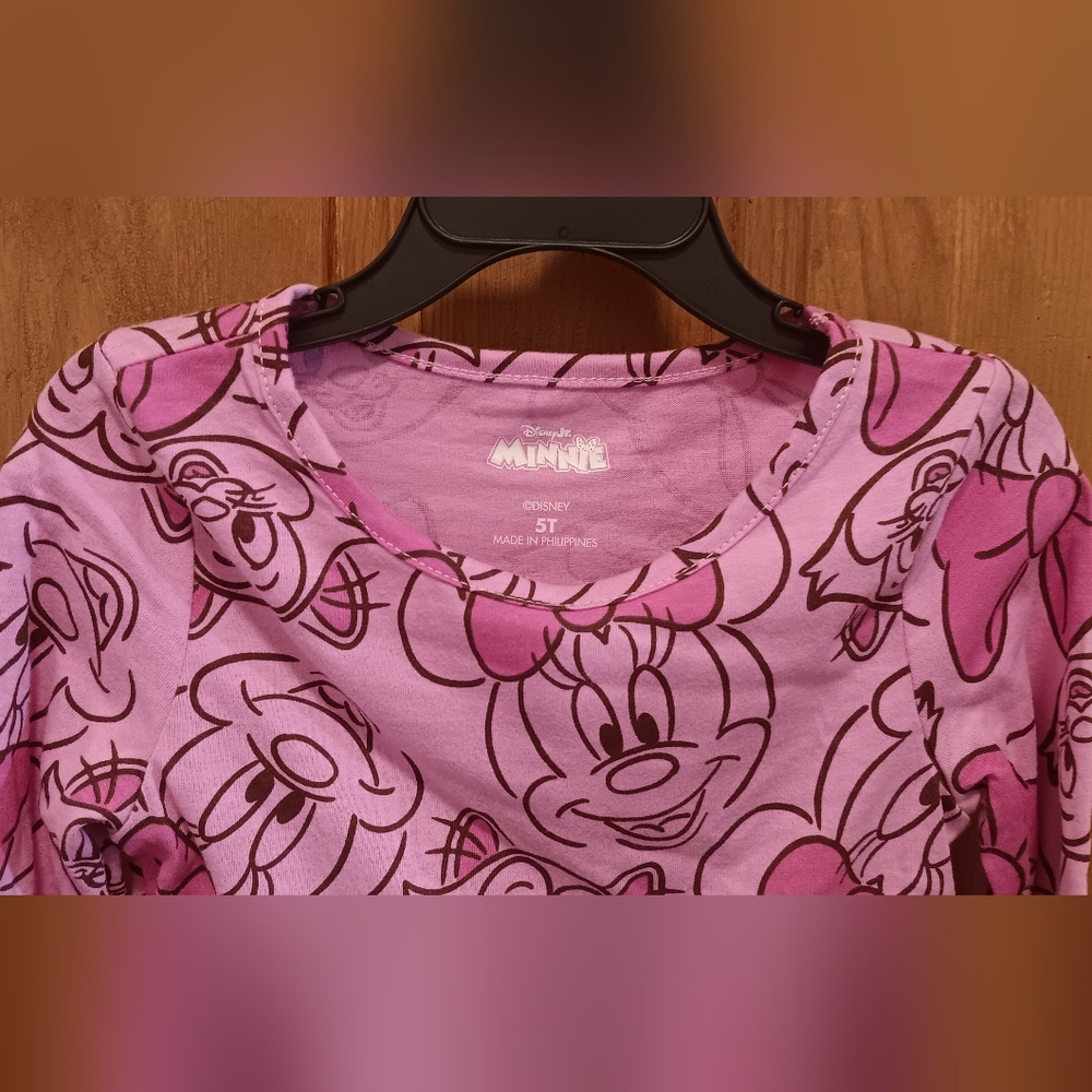 NWT Pink Disney Minnie Mouse Dress Girls Size: 5t - Picture 4 of 7